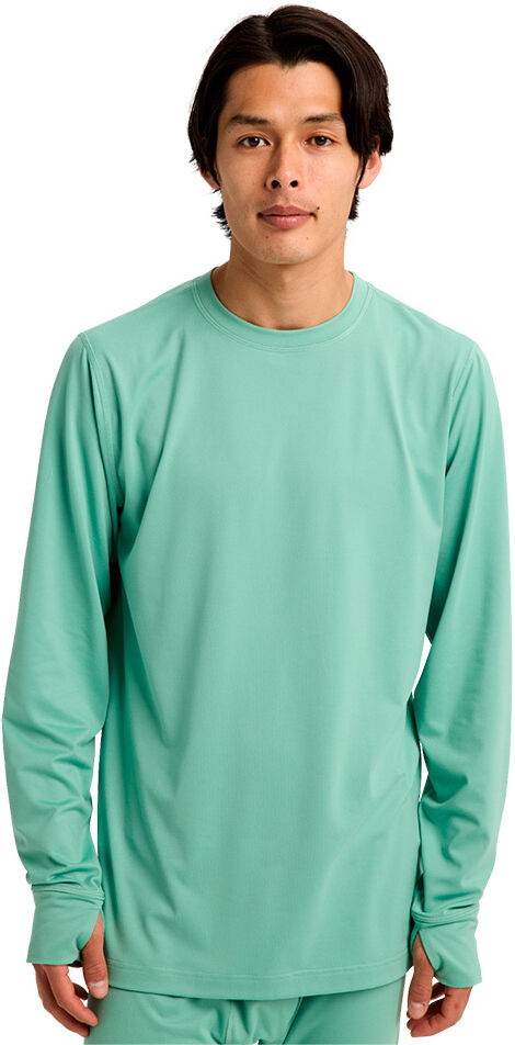 Burton Midweight Crew Long Sleeve Base Layer Soft Sage S Men