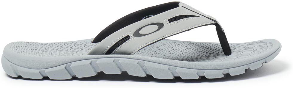 Oakley Apparel Operative 2.0 Flip Flops Stone Gray UK 13 Men
