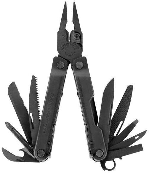Leatherman Rebar Molle Sheath Multitool Black Molle Sheath and cardboard box unisex