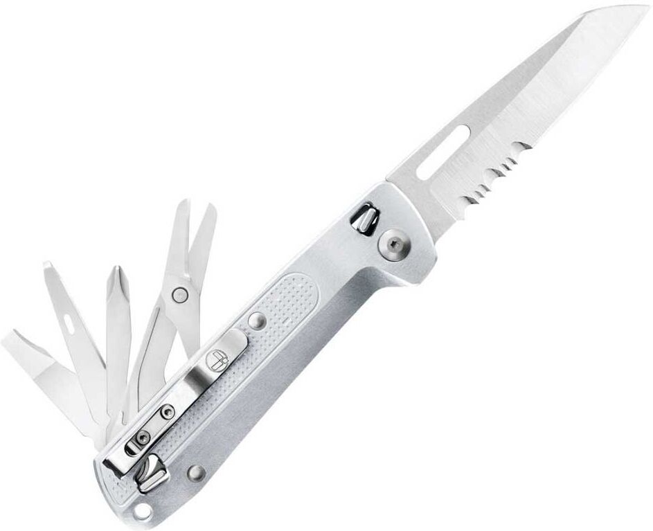 Leatherman Free K4x Multitool Silver One Size unisex