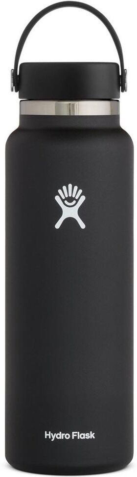 Hydro Flask Wide Mouth With Flex 2.0 1.18l Thermal Bottle Black One Size unisex