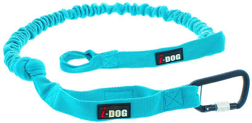 I-dog Canicross Opale Strong Dog Dog Leash Blue 190 cm unisex