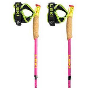 Leki Ultratrail Fx One Superlite Poles Neonpink / Neon Yellow / Natural Carbon 105 cm Men,Women