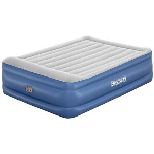 Bestway Tritech Queen Reinforced Double Air Bed With Built-in Pump Grey 203x152x56cm unisex