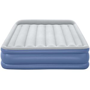 Bestway Tritech Queen Reinforced Double Air Bed With Built-in Pump Grey / Black 203x152x46cm unisex