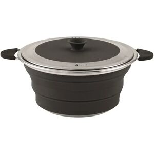 Outwell Collaps Pot With Lid Midnight Black One Size unisex Outwell Collaps Pot With Lid Midnight Black One Size unisex