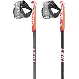 Leki Flash Carbon Poles Dark Anthracite / Neon Red / White 125 cm Men,Women Leki Flash Carbon Poles Dark Anthracite / Neon Red / White 125 cm Men,Women