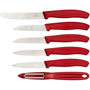 Victorinox Swiss Classic Vegetable Knife Set 6 Pieces Brown / Silver One Size unisex Victorinox Swiss Classic Vegetable Knife Set 6 Pieces Brown / Silver One Size unisex