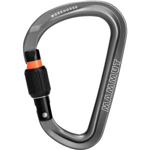 Mammut Workhorse Hms Screwgate Snap Hook Grey One Size unisex Mammut Workhorse Hms Screwgate Snap Hook Grey One Size unisex