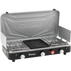 Outwell Rukutu Gas Camping Kitchen 3 Burners Black One Size unisex Outwell Rukutu Gas Camping Kitchen 3 Burners Black One Size unisex