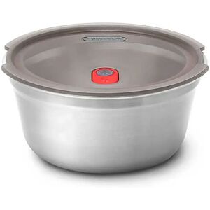 Black+blum Steel Food Bowl Grey / Red Large unisex Black+blum Steel Food Bowl Grey / Red Large unisex