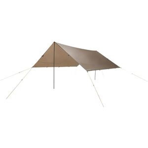 Easycamp Totak Tarp 4 X 4 M Tarp Dark Sand 400 x 400 cm unisex Easycamp Totak Tarp 4 X 4 M Tarp Dark Sand 400 x 400 cm unisex