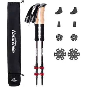 Naturehike Trekking Poles Red 57-130 cm Men,Women Naturehike Trekking Poles Red 57-130 cm Men,Women