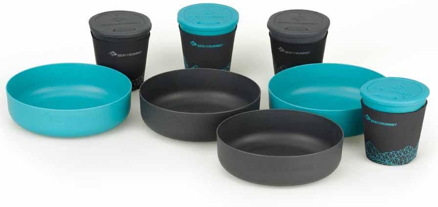 Sea To Summit Delta Light Camp 4.4 Set Pacific Blue / Grey One Size unisex