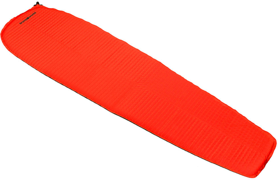 Trangoworld Micro Bump Pad Inflatable Mat Oranged Red / Grey 185 x 50 x 3 cm unisex