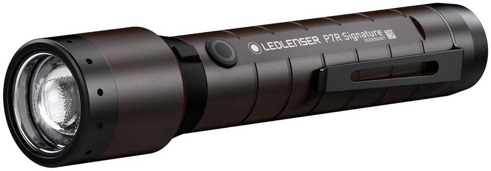 Led Lenser P7r Signature Flashlight Black 2000 Lumens unisex