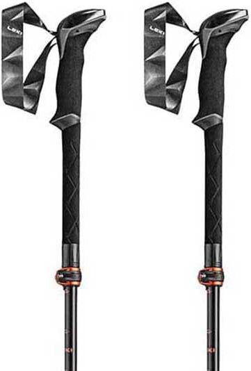 Leki Makalu Fx Carbon Poles Black / Orange / Natural Carbon 110-130 cm Men,Women