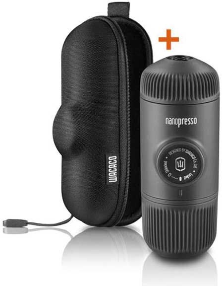 Wacaco Nanopresso Coffee Maker With Case Grey One Size unisex