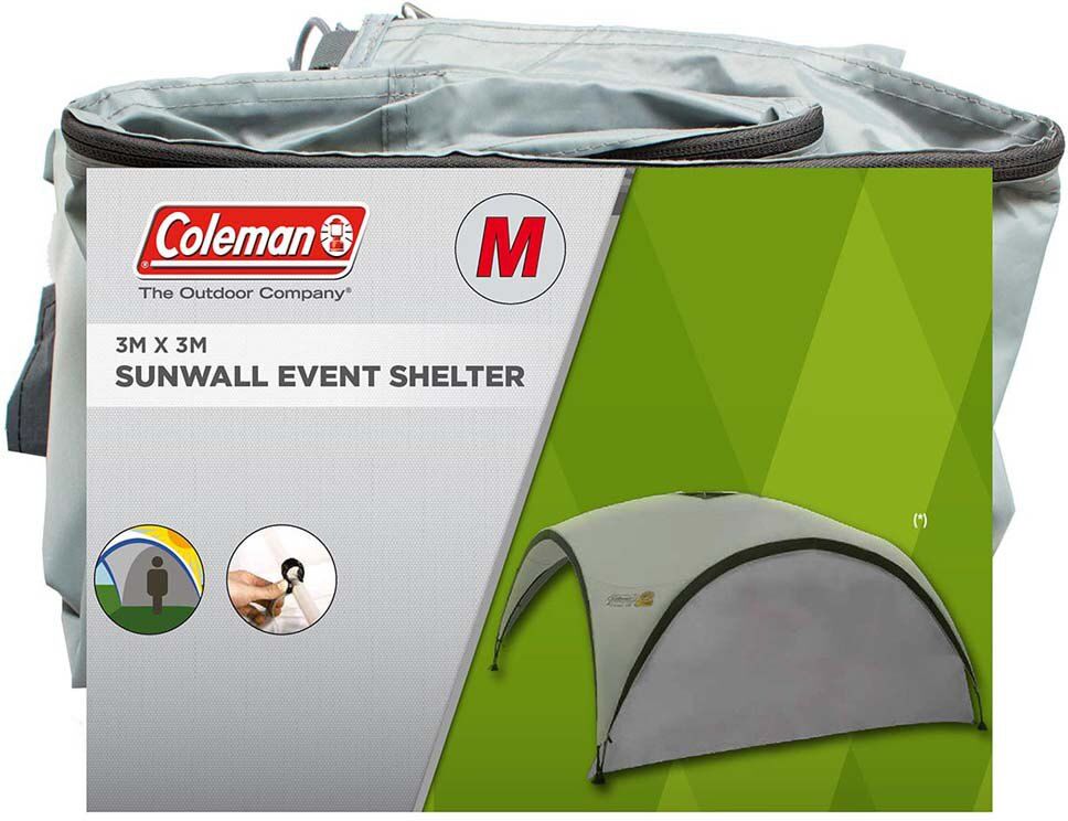 Coleman Event Shelter M Lateral Tarp Black / Grey 300 x 300 cm unisex