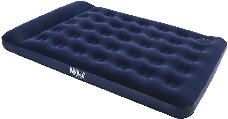 Bestway Double Inflatable Mattress With Built-in Foot Pump Blue 191x137x28 cm unisex
