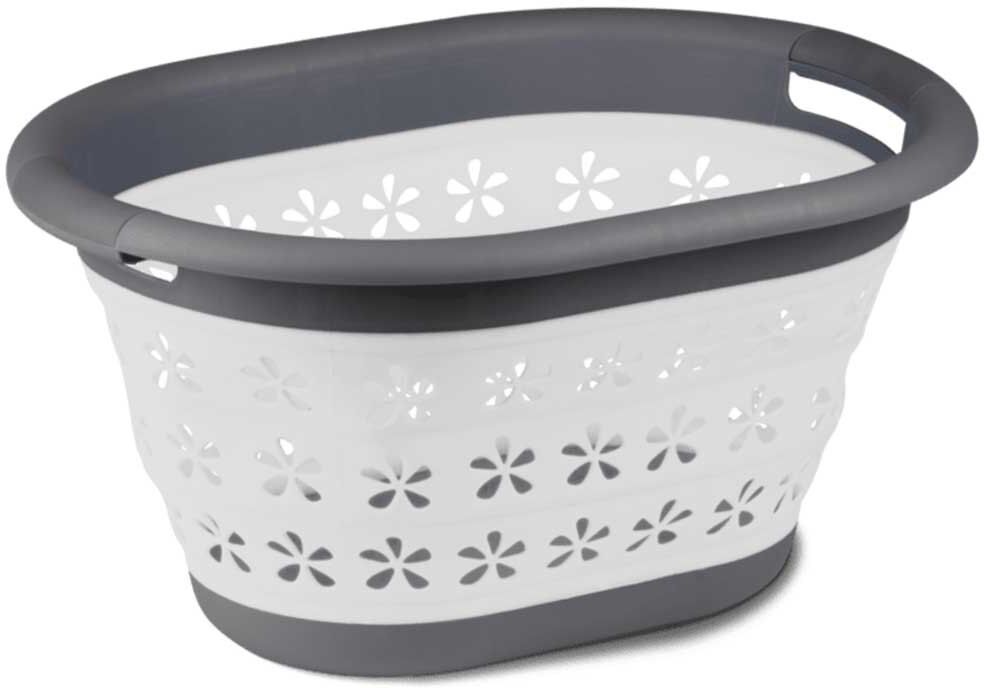 Kampa Collapsible Laundry Basket Grey One Size unisex