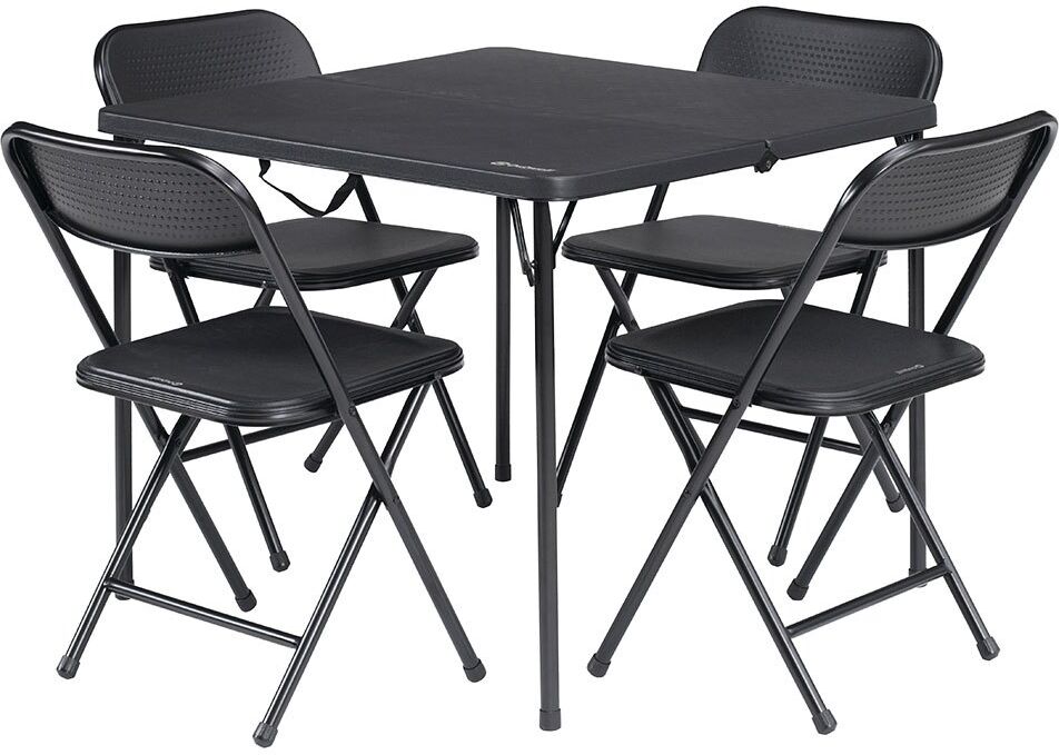 Outwell Corda Picnic Table&4 S Chair Black One Size unisex