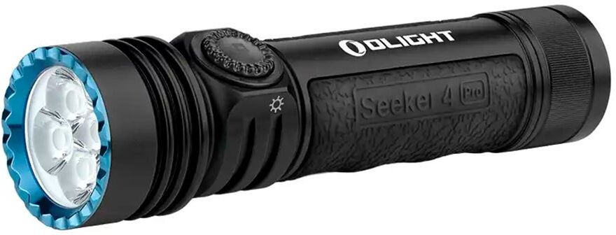 Olight Seeker 4 Pro Cool White Led Flashlight Black 46000 Lumens unisex