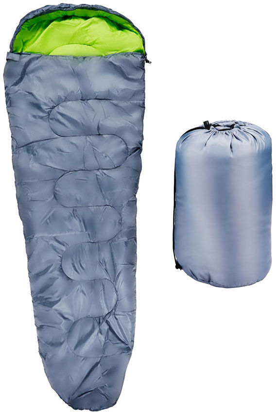 Camp Active Sleeping Bag 210x80 Cm Grey One Size Men,Women