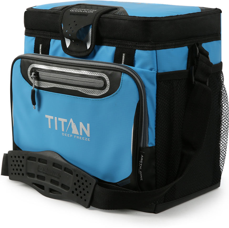 Titan 16 Can Zipperless Hardbody 9l Soft Portable Cooler Blue One Size unisex