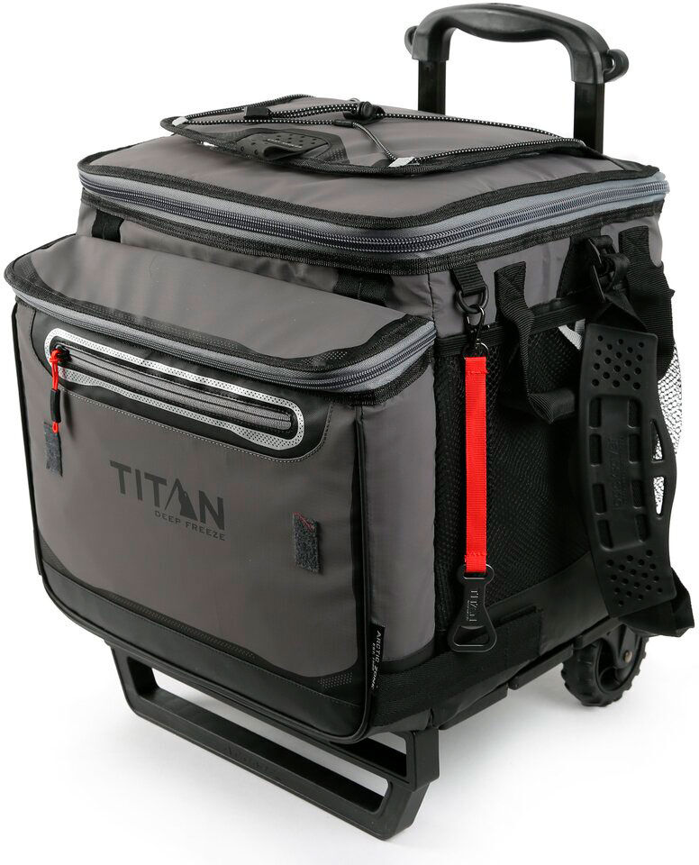Titan Artic Zone 38l Wheeled Soft Portable Cooler Grey / Black One Size unisex