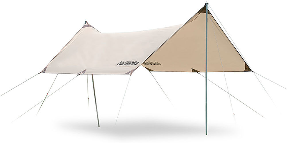 Naturehike Hexagon Tarp Light Coated Silver-Quicksand Gold 438x292 cm unisex