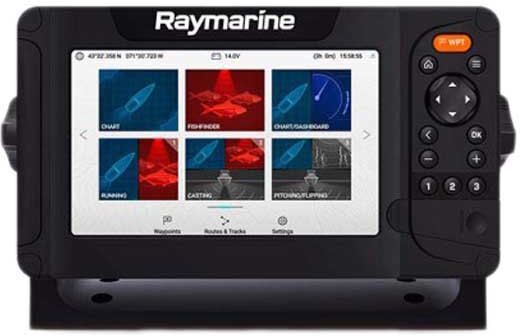 Raymarine Element 7 S Gps Chirp Wifi Fishing Plotter Black One Size unisex
