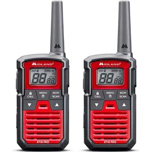Midland Xt10 Pro Walkie Talkies Red One Size unisex Midland Xt10 Pro Walkie Talkies Red One Size unisex