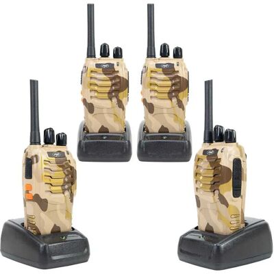 Pni Pmr R40 Camo Walkie Talkie 4 Units Brown Camouflage One Size unisex Pni Pmr R40 Camo Walkie Talkie 4 Units Brown Camouflage One Size unisex