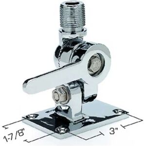 Seachoice Antenna Ratchet Mount Support Chrome Chromed Plated Brass unisex Seachoice Antenna Ratchet Mount Support Chrome Chromed Plated Brass unisex