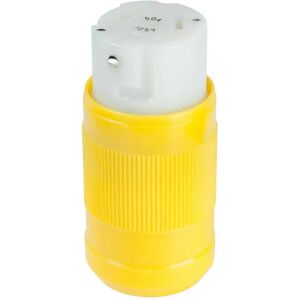 Marinco Female Locking Connector Corrosion Resistant Yellow 125 V / 50 A unisex Marinco Female Locking Connector Corrosion Resistant Yellow 125 V / 50 A unisex