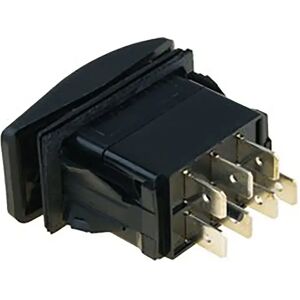 Blue Sea Systems Contura Ii Switch Dpdt Mom On/off/on Black One Size unisex Blue Sea Systems Contura Ii Switch Dpdt Mom On/off/on Black One Size unisex