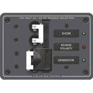 Blue Sea Systems Ac Toggle Source Selector 230v/panel 32a Grey One Size unisex Blue Sea Systems Ac Toggle Source Selector 230v/panel 32a Grey One Size unisex