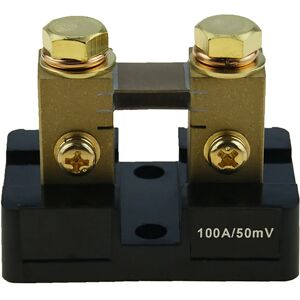 Blue Sea Systems Analog Meter Shunt 100a/50mv Gold / Black One Size unisex Blue Sea Systems Analog Meter Shunt 100a/50mv Gold / Black One Size unisex