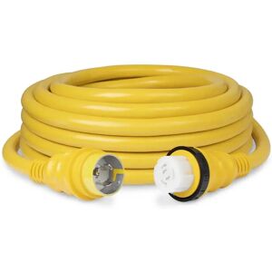 Marinco Powercord Cordset 15 M 50 A 125v Yellow One Size unisex Marinco Powercord Cordset 15 M 50 A 125v Yellow One Size unisex