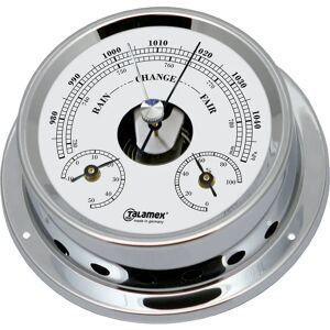 Talamex Barometer/thermometer/hygrometer 125 Mm Chrome One Size unisex Talamex Barometer/thermometer/hygrometer 125 Mm Chrome One Size unisex