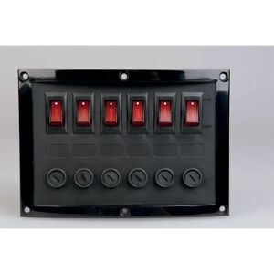 Talamex Switch Panel 6-fuses 114x165 Mm Black One Size unisex Talamex Switch Panel 6-fuses 114x165 Mm Black One Size unisex