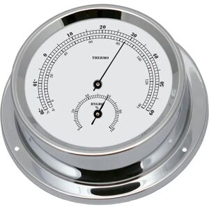 Talamex Thermometer/hygrometer 125 Mm Chrome One Size unisex Talamex Thermometer/hygrometer 125 Mm Chrome One Size unisex