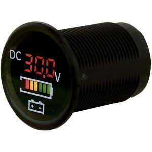 Talamex Voltage Meter With Battery Indicator 5-30v Black One Size unisex Talamex Voltage Meter With Battery Indicator 5-30v Black One Size unisex