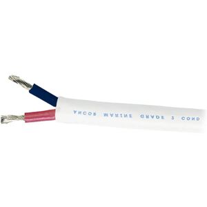 Ancor Marine Grade Tinned Copper Standard Duplex Cable 14/2 30.4 M White One Size unisex Ancor Marine Grade Tinned Copper Standard Duplex Cable 14/2 30.4 M White One Size unisex
