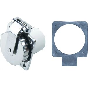 Marinco Power Inlet - 30A 125V Silver Marinco Power Inlet - 30A 125V Silver