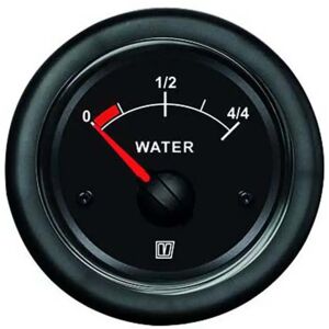 Vetus Water Level Indicator 12-24v Black 52 mm unisex Vetus Water Level Indicator 12-24v Black 52 mm unisex