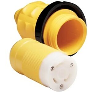 Marinco Plug 30a 125v White / Yellow One Size unisex Marinco Plug 30a 125v White / Yellow One Size unisex