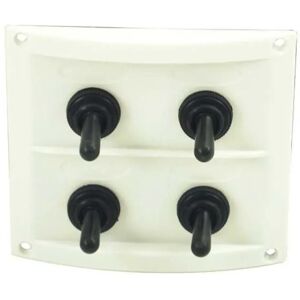 Euromarine Abs 4 Positions Waterproof Electrical Panel White 108 x 96 mm unisex Euromarine Abs 4 Positions Waterproof Electrical Panel White 108 x 96 mm unisex
