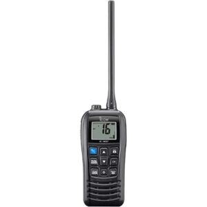 Icom Ipx7 Ic-m37e Portable Marine Vhf Radio Station 6w Black One Size unisex Icom Ipx7 Ic-m37e Portable Marine Vhf Radio Station 6w Black One Size unisex